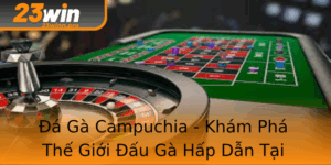 A Ga Campuchia Kham Pha The Gioi Au Ga Hap Dan Tai 23Win